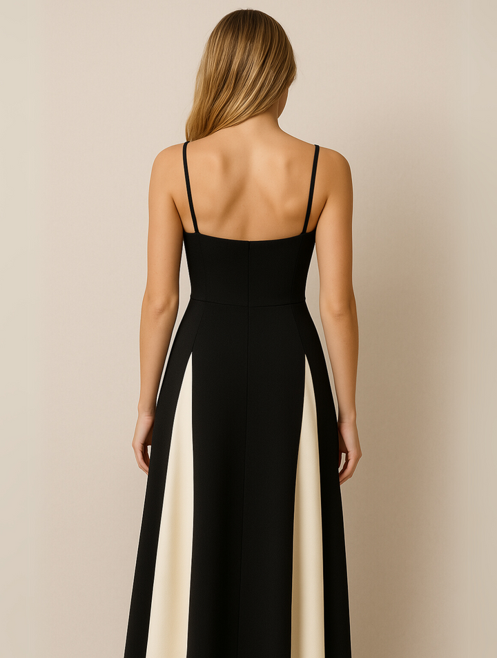 Camille | Women's Sweetheart Neck A Line Maxi Dress