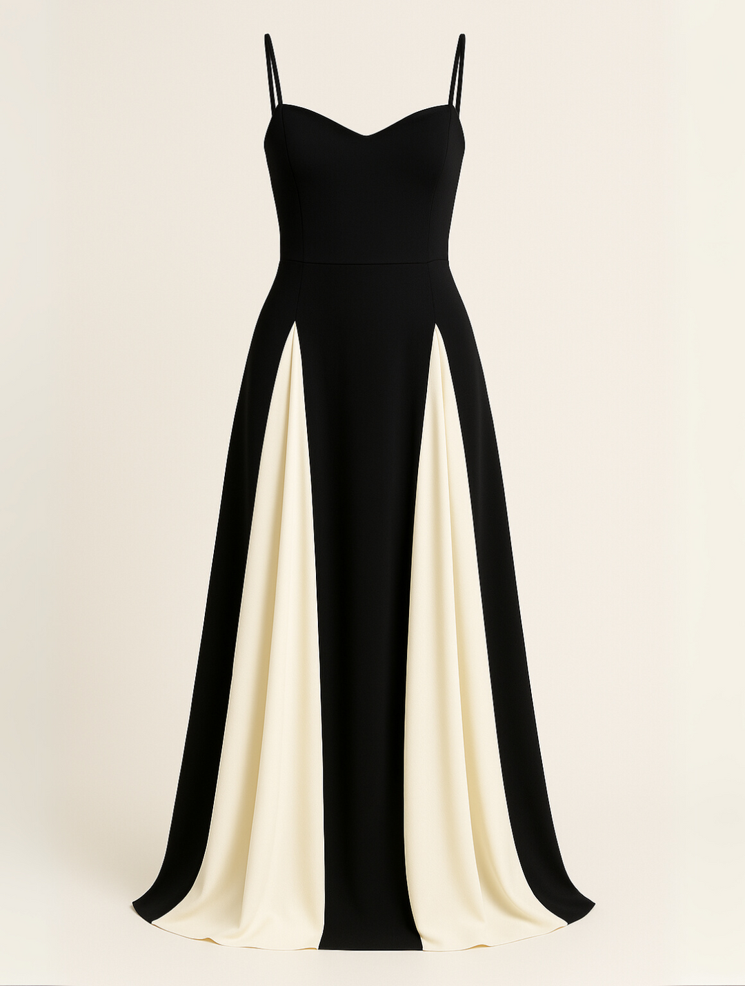 Camille | Women's Sweetheart Neck A Line Maxi Dress
