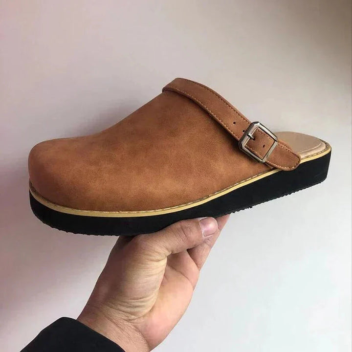Clovan | Women's Orthopedic Loafers Buckle Strap