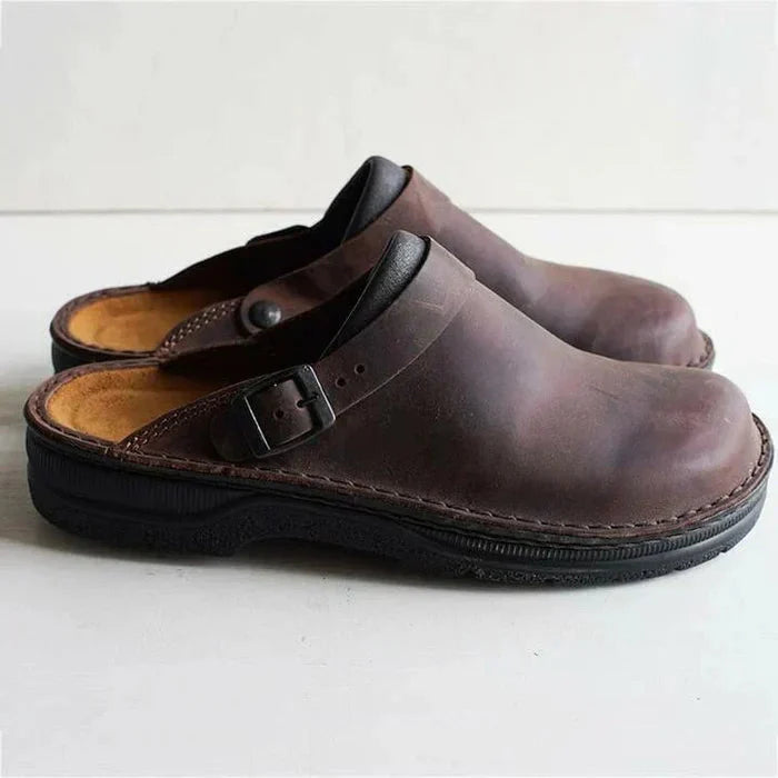 Clovan | Women's Orthopedic Loafers Buckle Strap