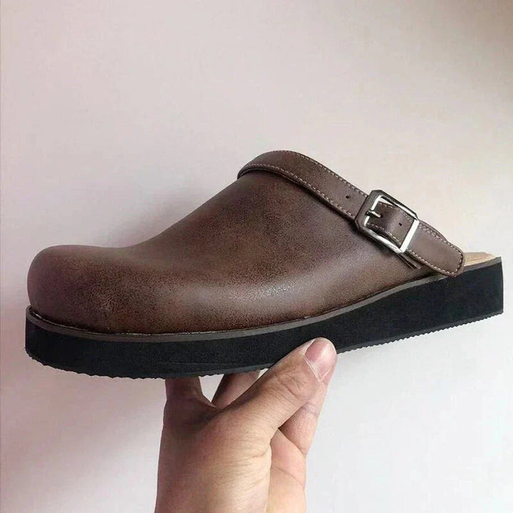 Clovan | Women's Orthopedic Loafers Buckle Strap