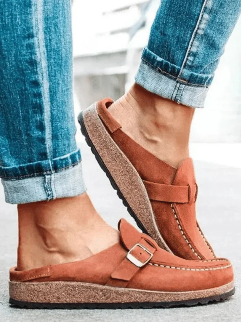 Clovera | Women's Orthopedic Loafers Backless Clogs