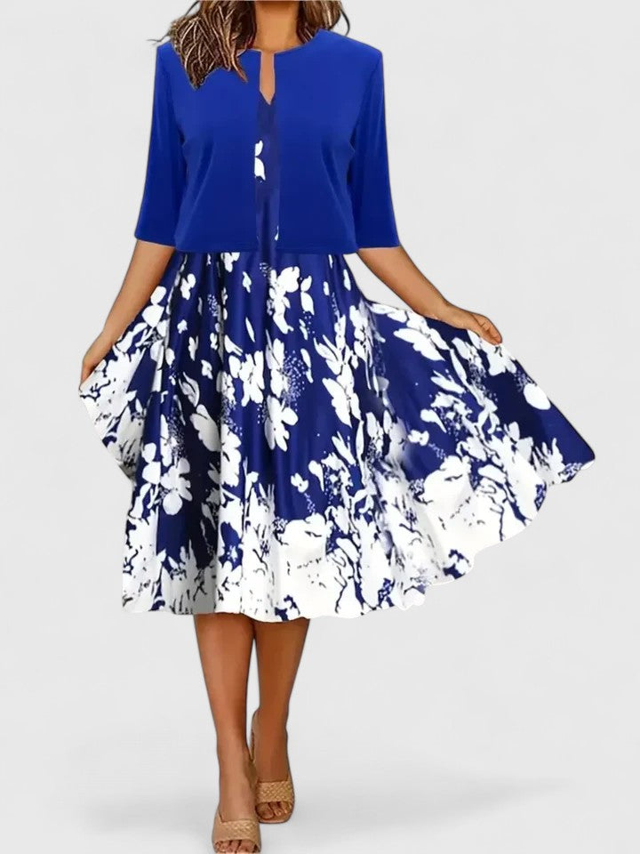 Daniela | Women's Elegant Floral Midi Dress
