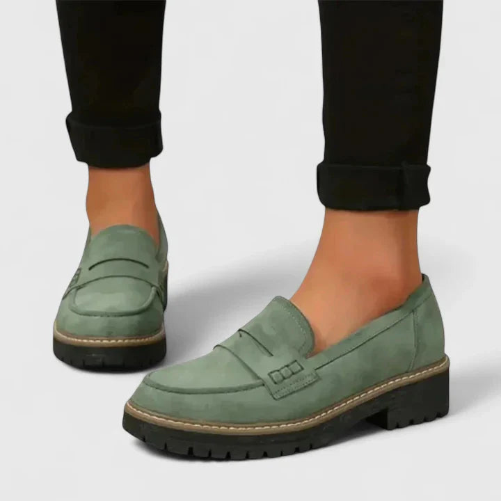Linaroa | Women's Orthopedic Loafers Chunky Sole Slip On
