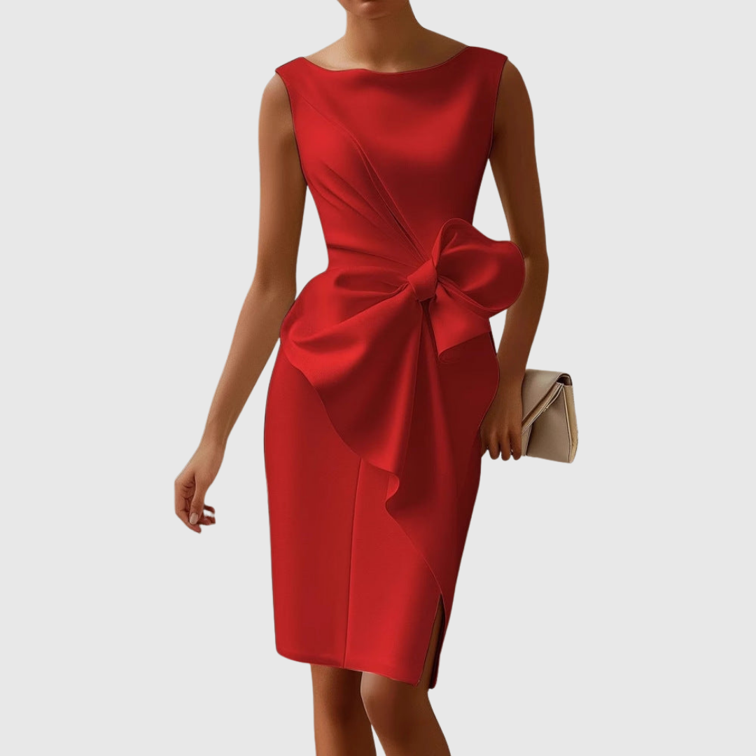 Loraine | Women's Elegant Cocktail Midi Dress 