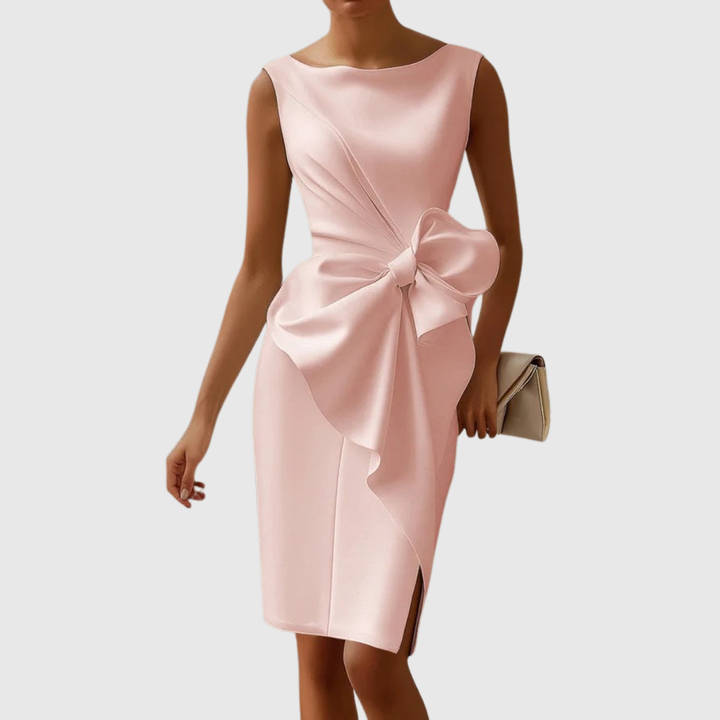 Loraine | Women's Elegant Cocktail Midi Dress 