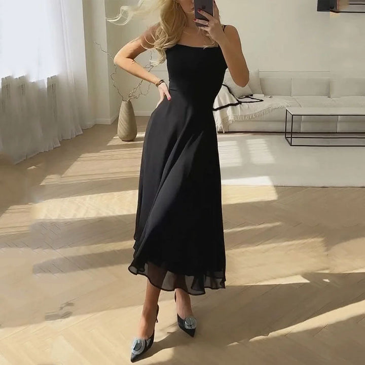 Marella | Women's Square Neck Midi Dress A-Line