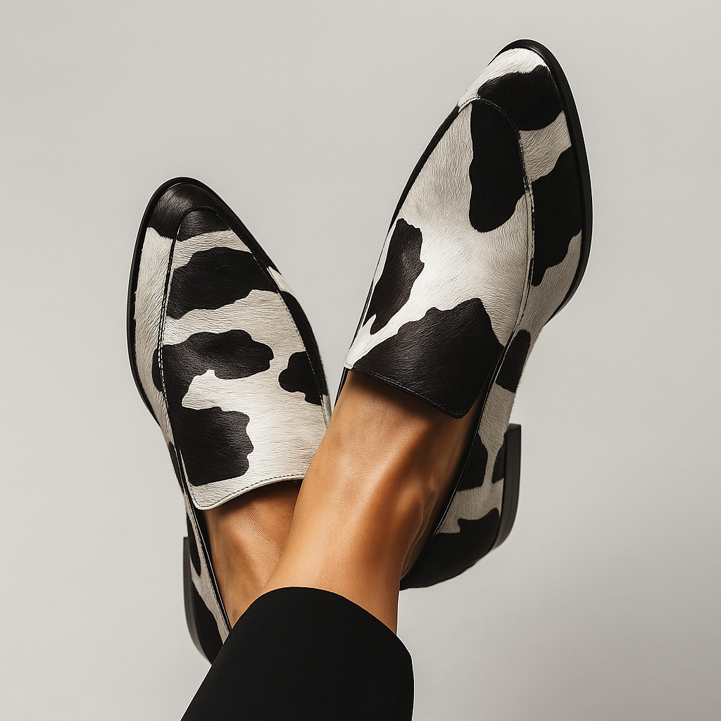 Margo | Black Structured Loafers 0
