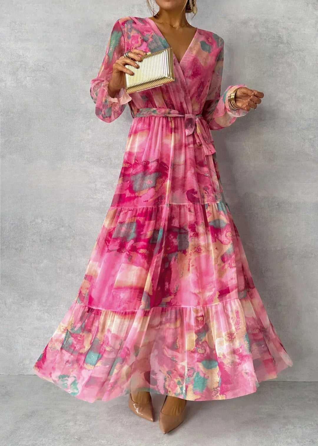 Mira | Long Sleeve Maxi Dress for Formal Events 0