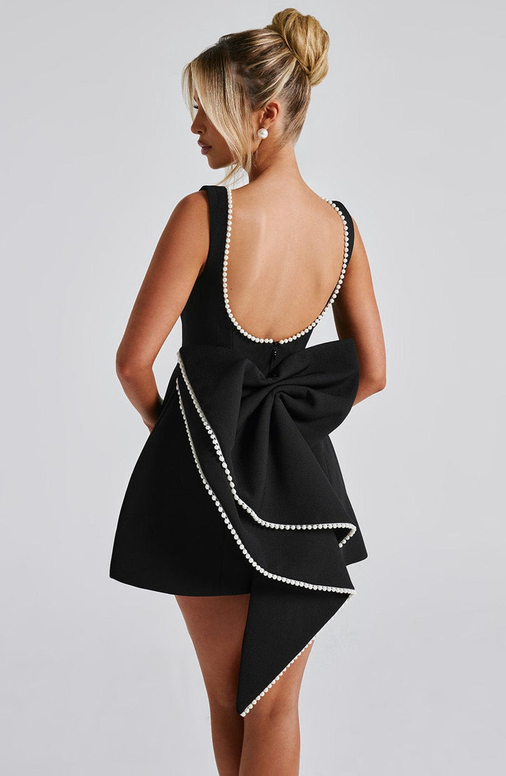 Mireille | Women's Mini Dress Bow Back Wedding Guest
