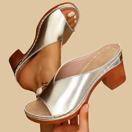 Morvela | Women's Orthopedic Sandals Block Heel