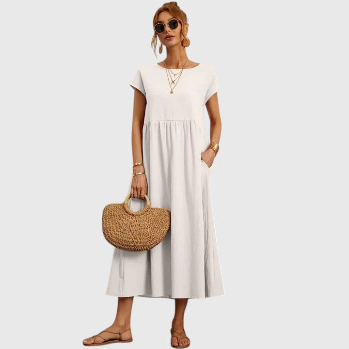 Mystella | Women's Casual Elegant Midi Dress 