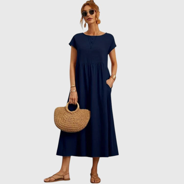 Mystella | Women's Casual Elegant Midi Dress 