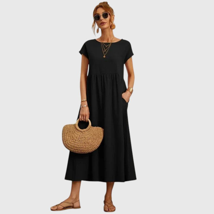 Mystella | Women's Casual Elegant Midi Dress 