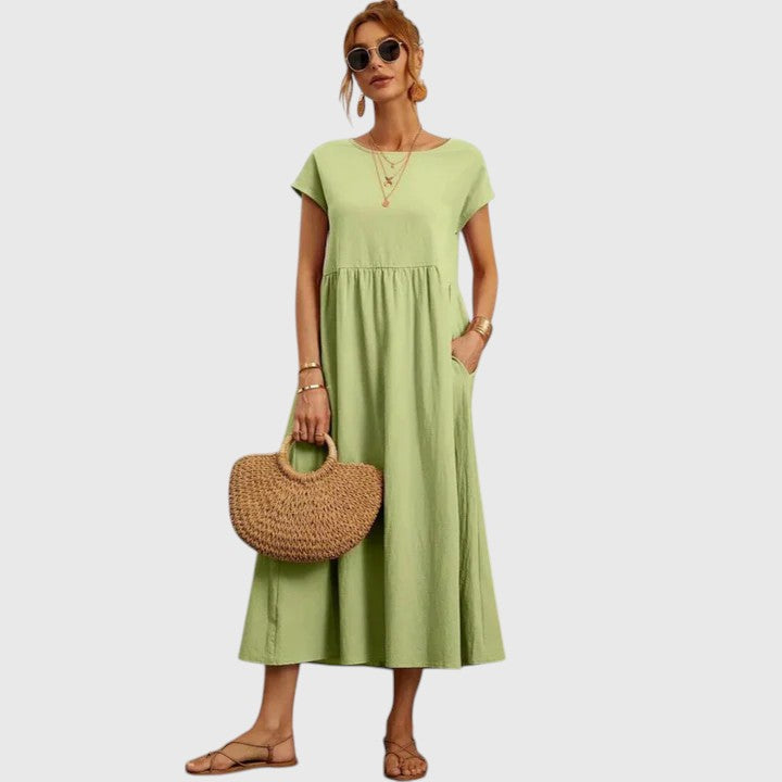 Mystella | Women's Casual Elegant Midi Dress 