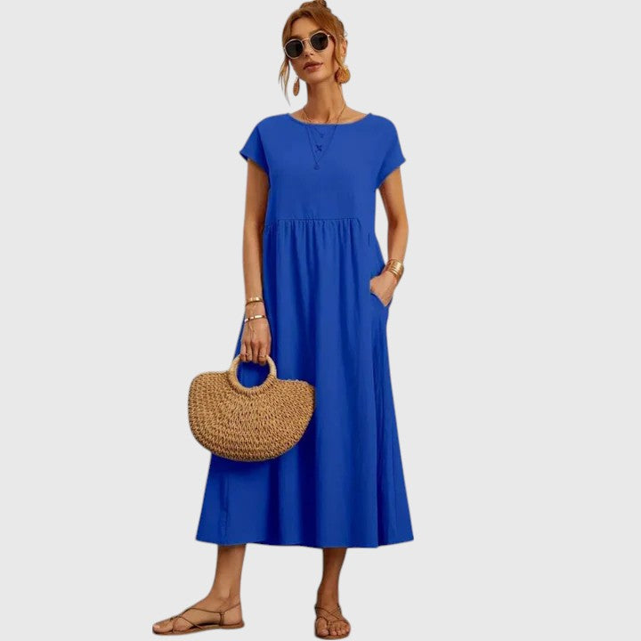 Mystella | Women's Casual Elegant Midi Dress 
