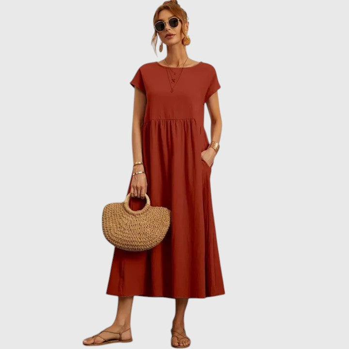 Mystella | Women's Casual Elegant Midi Dress 