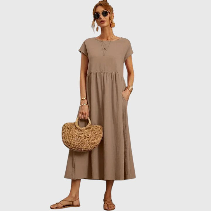 Mystella | Women's Casual Elegant Midi Dress 