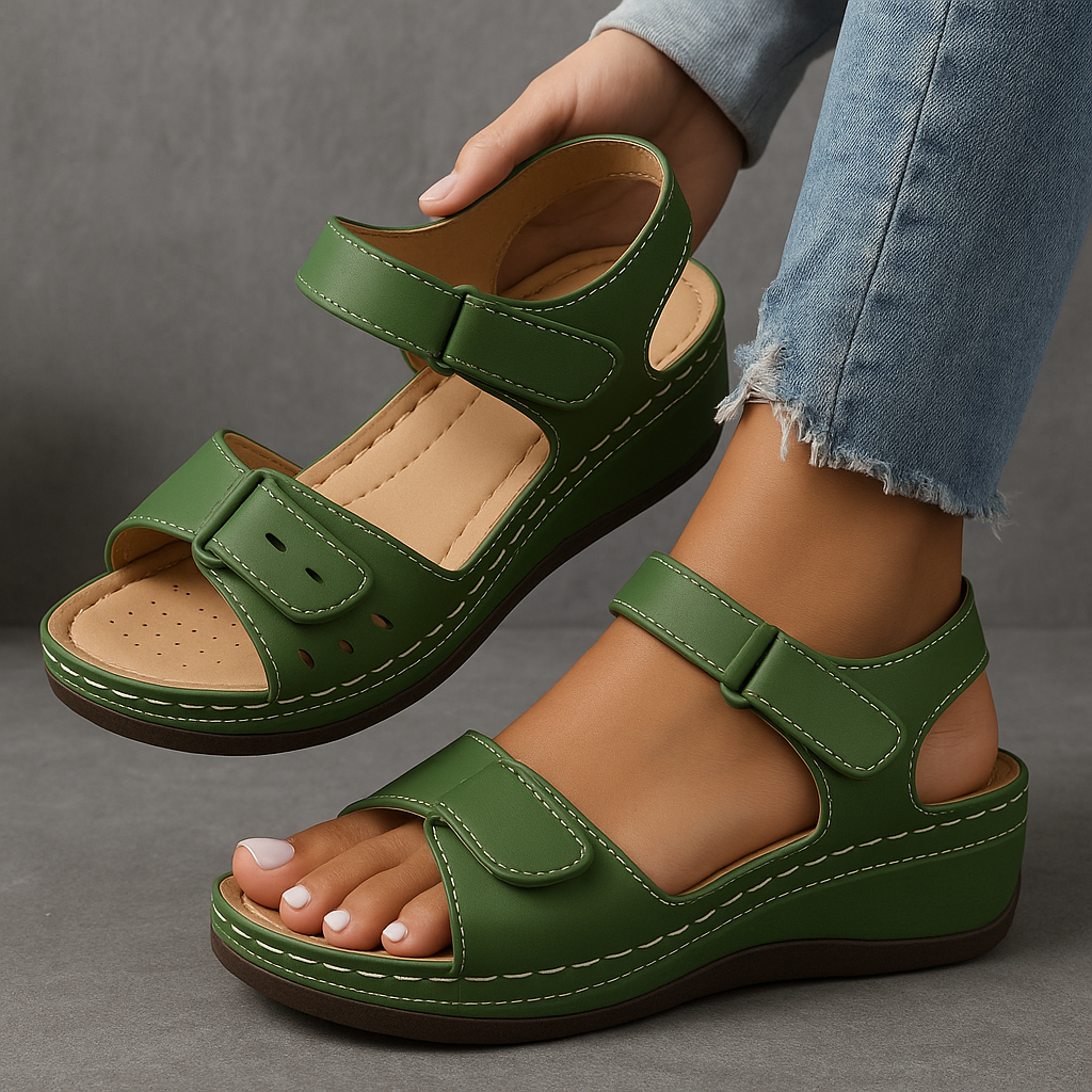 Nira | Orthopedic Sandals with Wedge Heel
