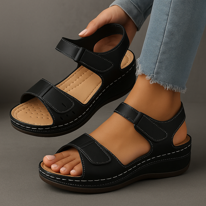 Nira | Orthopedic Sandals with Wedge Heel