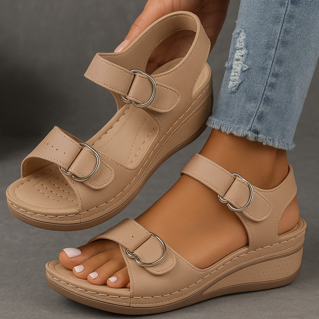 Nira | Orthopedic Sandals with Wedge Heel