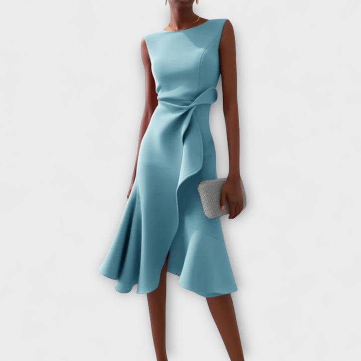 Ravenna | Women's Elegant Midi Dress Sleeveless
