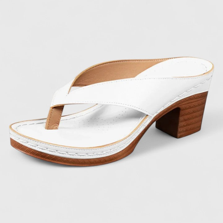 Regina | Women's Thong Orthopaedic Heel Sandals 