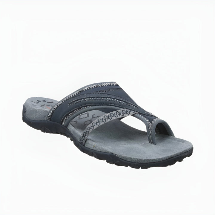 Detail of the slip-resistant outsole and cushioned midsole on the Women's Stylish Orthopaedic Sandal