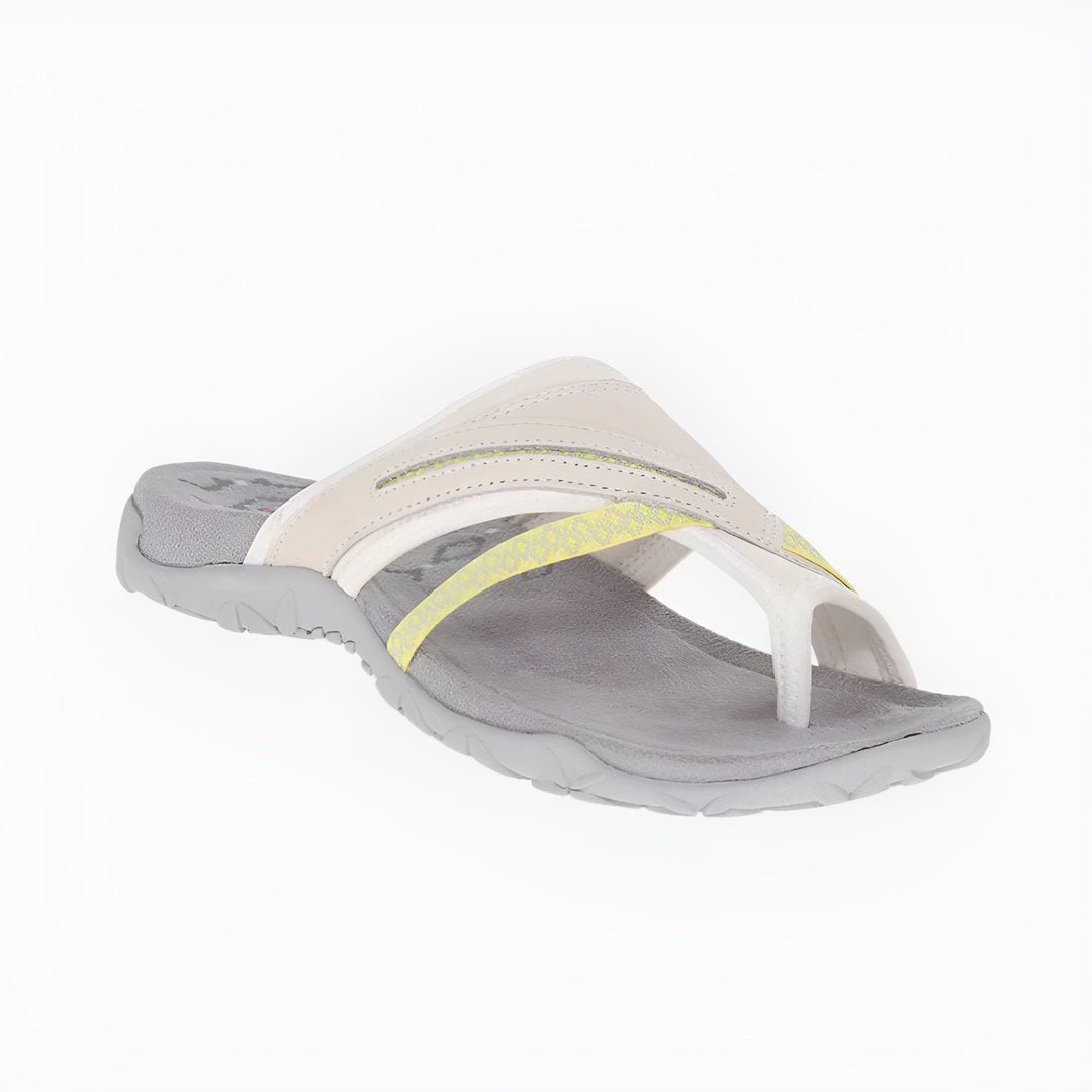 Women's Stylish Orthopaedic Sandal in black colourway with breathable open-toe construction for summer