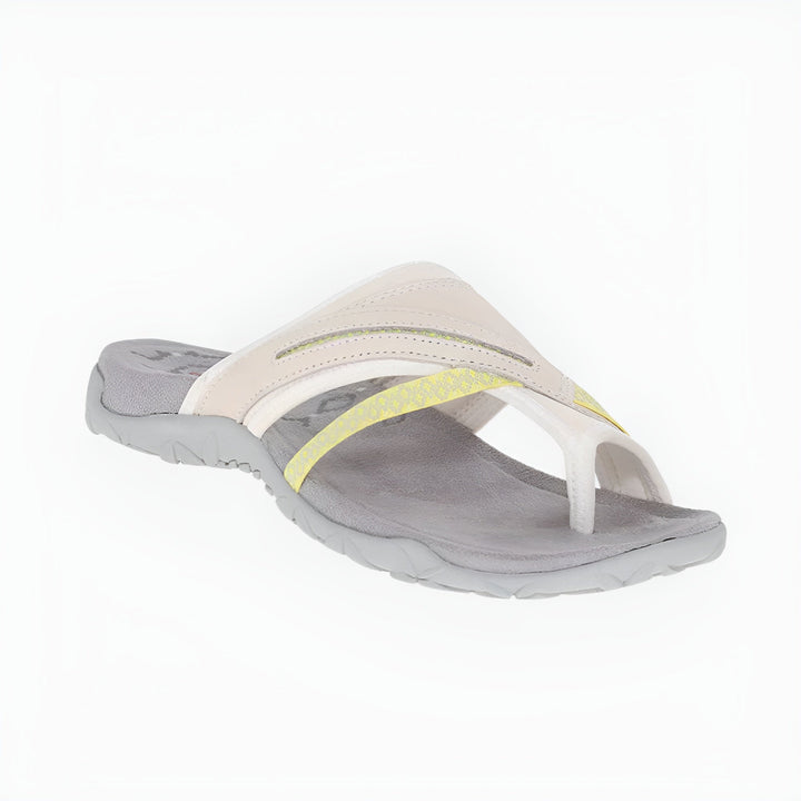 Women's Stylish Orthopaedic Sandal in black colourway with breathable open-toe construction for summer